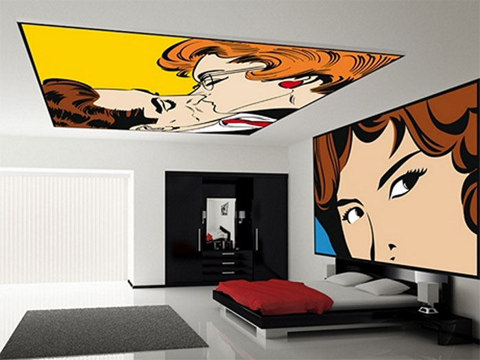 Deckenbild Schlafzimmer